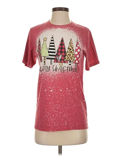 Pre-owned Gildan Short Sleeve T-shirt In Red