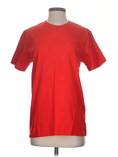 Pre-owned Gildan Short Sleeve T-shirt In Red