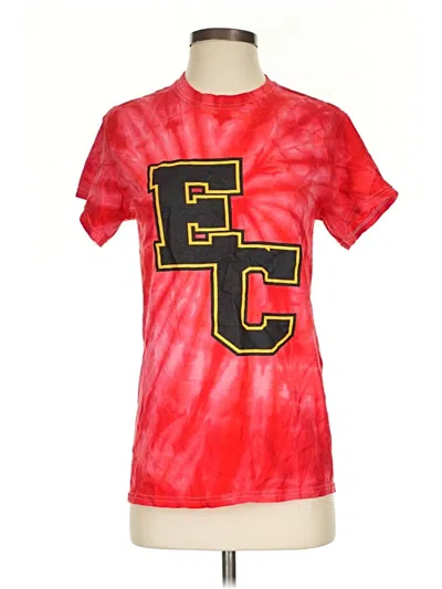 Pre-owned Gildan Short Sleeve T-shirt In Red