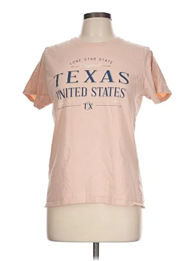 Pre-owned Gildan Short Sleeve T-shirt In Tan