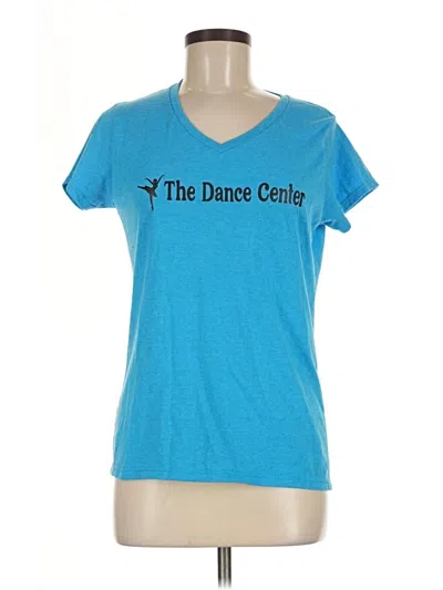 Pre-owned Gildan Short Sleeve T-shirt In Teal