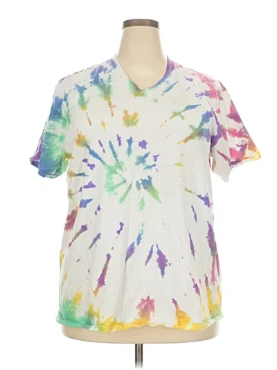 Pre-owned Gildan Short Sleeve T-shirt In White