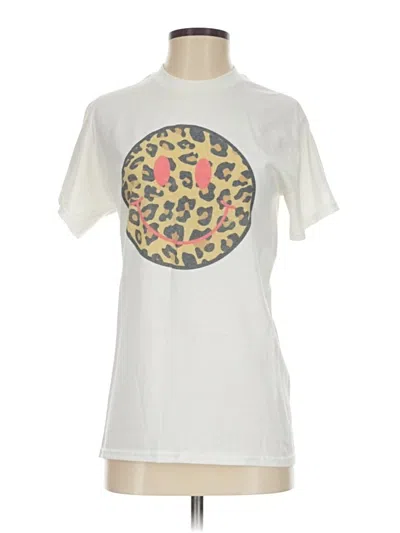 Pre-owned Gildan Short Sleeve T-shirt In White