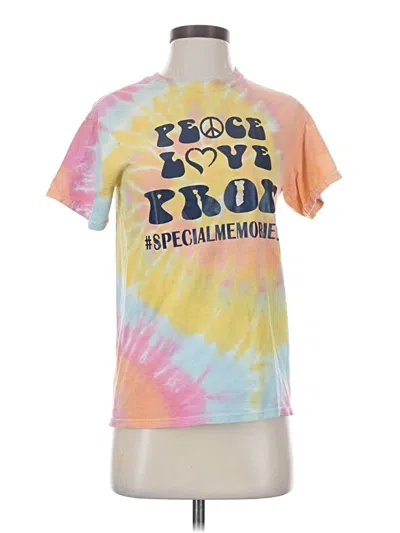 Pre-owned Gildan Short Sleeve T-shirt In Yellow