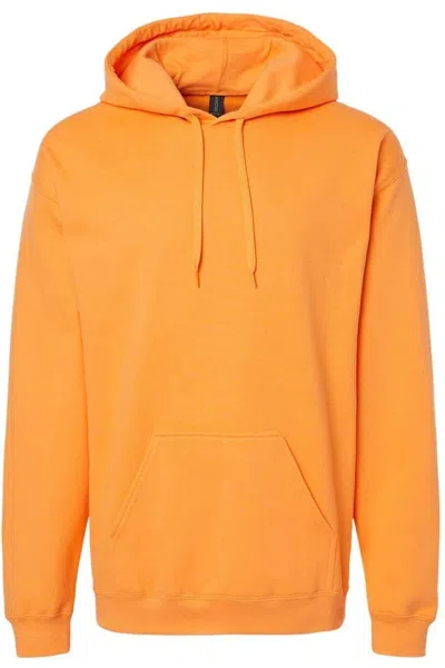 Gildan Softstyle Hooded Sweatshirt In Orange