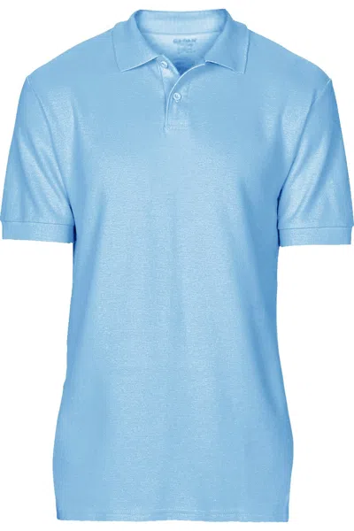 Gildan Softstyle Mens Short Sleeve Double Pique Polo Shirt In Blue