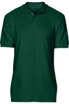 Gildan Softstyle Mens Short Sleeve Double Pique Polo Shirt In Green