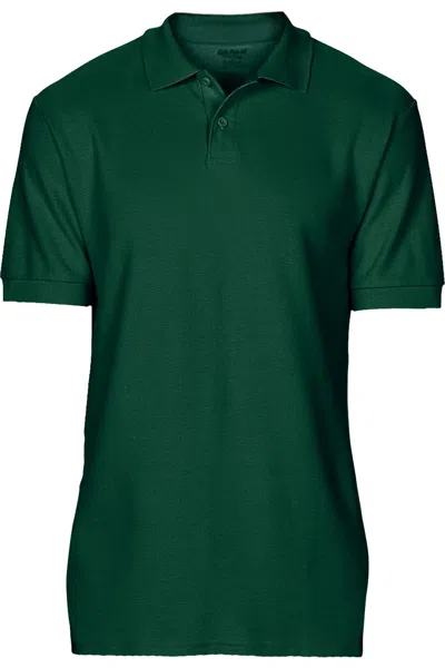 Gildan Softstyle Mens Short Sleeve Double Pique Polo Shirt In Green