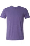 Gildan Mens Ultra Cotton Short Sleeve T-shirt In Purple