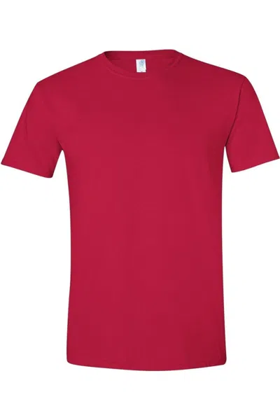 Gildan Softstyle Lightweight T-shirt In Burgundy