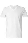 Gildan Softstyle V-neck T-shirt In White
