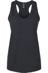 Gildan Softstyle Womens Cvc Racerback Tank Top In Black