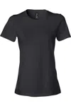 Gildan Softstyle Womens Lightweight T-shirt In Black