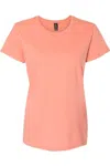 Gildan Softstyle Womens Lightweight T-shirt In Brown