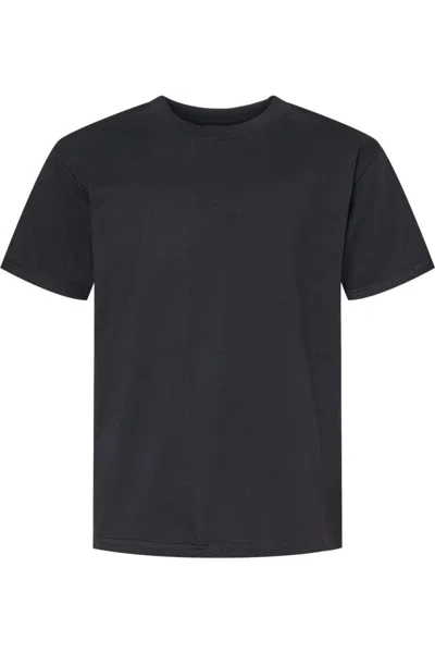 Gildan Kids' Softstyle Youth Midweight T-shirt In Black