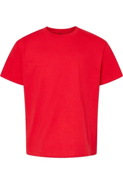 Gildan Kids' Softstyle Youth Midweight T-shirt In Red