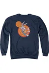 Gildan Space Jam 2 Bugs Slam Adult Crewneck Sweatshirt In Blue