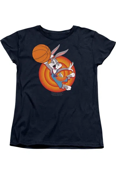 Gildan Space Jam 2 Bugs Slam Short Sleeve Women´s Tee / T-shirt In Blue