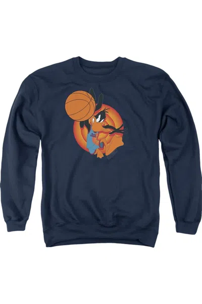Gildan Space Jam 2 Daffy Slam Adult Crewneck Sweatshirt In Blue