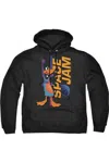 Gildan Space Jam 2 Daffy Standing Adult Pull Over Hoodie / Hooded Sweatshirt In Black