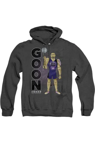 Gildan Space Jam 2 Goon Squad Chronos Adult Heather Hoodie / Hooded Sweatshirt In Black