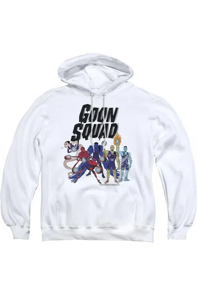Gildan Space Jam 2 Goon Squad Group Adult Pull Over Hoodie / Hooded Sweatshirt In White