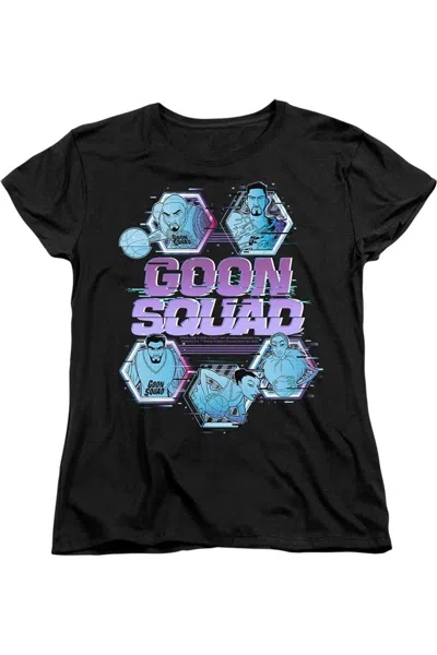Gildan Space Jam 2 Goon Squad Tech Short Sleeve Women´s Tee / T-shirt In Black