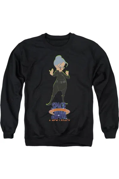 Gildan Space Jam 2 Granny Matrix Adult Crewneck Sweatshirt In Black
