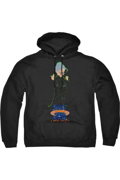 Gildan Space Jam 2 Granny Matrix Adult Pull Over Hoodie / Hooded Sweatshirt In Black