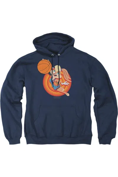 Gildan Space Jam 2 Lola Slam Adult Pull Over Hoodie / Hooded Sweatshirt In Blue