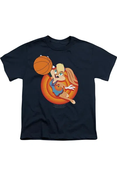 Gildan Kids' Space Jam 2 Lola Slam Short Sleeve Youth Tee / T-shirt In Blue