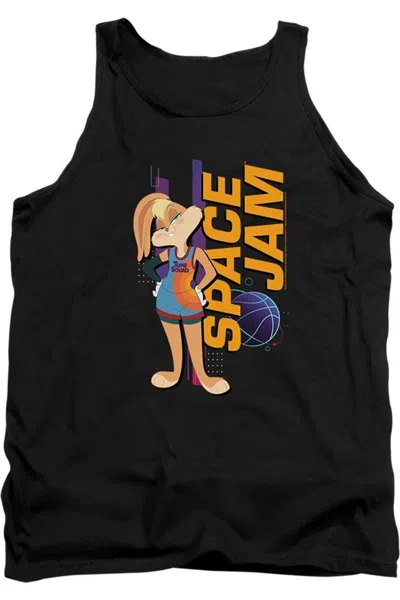 Gildan Space Jam 2 Lola Standing Adult Tank Top In Black