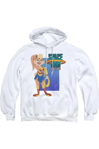 Gildan Space Jam 2 Lola Wonder Woman Adult Pull Over Hoodie / Hooded Sweatshirt In White