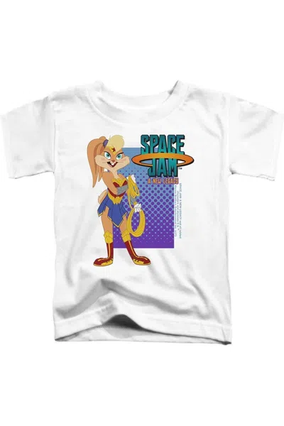 Gildan Kids' Space Jam 2 Lola Wonder Woman Short Sleeve Youth Tee / T-shirt In White