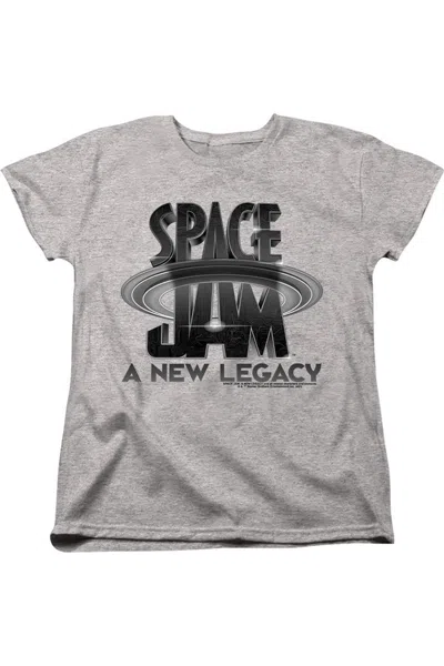 Gildan Space Jam 2 Space Jam 2 Logo Black Short Sleeve Women´s Tee / T-shirt In Multi