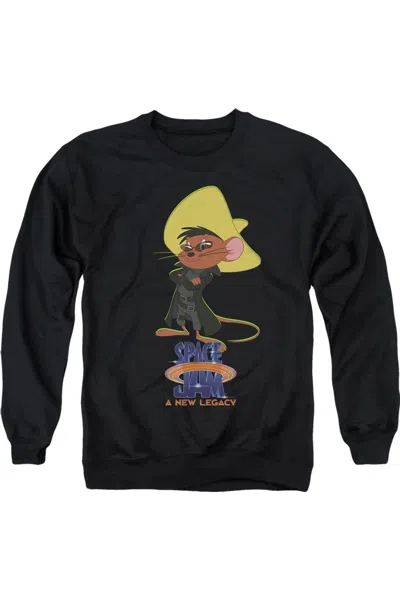 Gildan Space Jam 2 Speedy Matrix Adult Crewneck Sweatshirt In Black