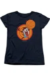 Gildan Space Jam 2 Taz Slam Short Sleeve Women´s Tee / T-shirt In Blue