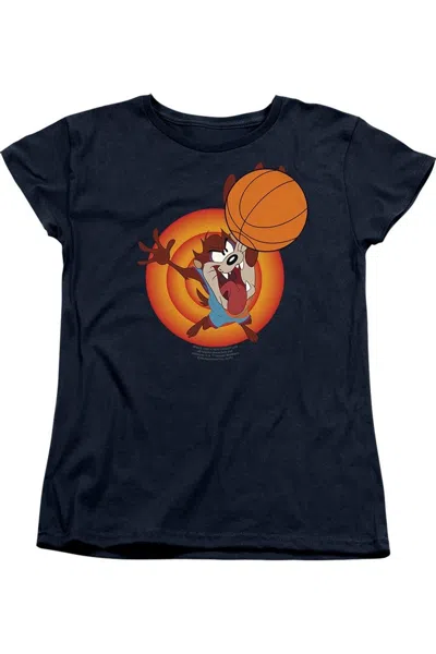 Gildan Space Jam 2 Taz Slam Short Sleeve Women´s Tee / T-shirt In Blue