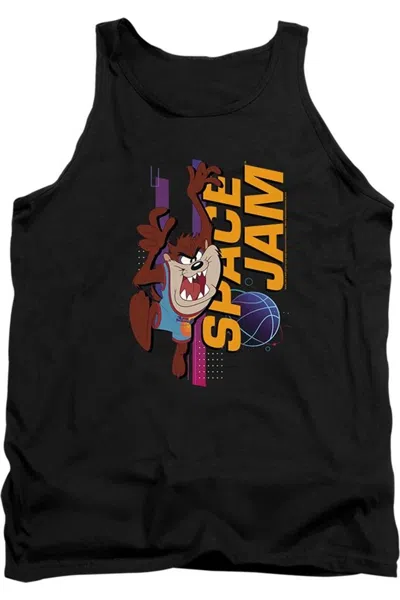 Gildan Space Jam 2 Taz Standing Adult Tank Top In Black