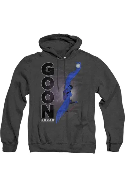 Gildan Space Jam 2 The Brow Adult Heather Hoodie / Hooded Sweatshirt In Black