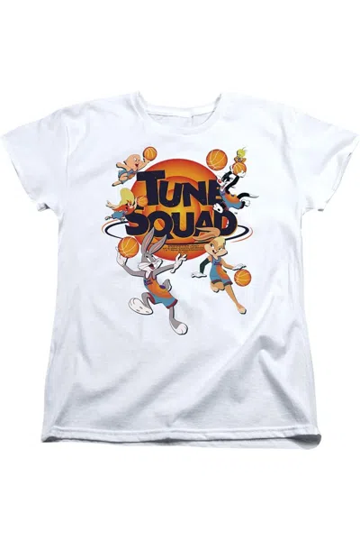 Gildan Space Jam 2 Tune Squad Group Short Sleeve Women´s Tee / T-shirt In White