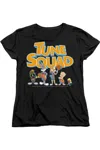 Gildan Space Jam 2 Tune Squad Letters Short Sleeve Women´s Tee / T-shirt In Black