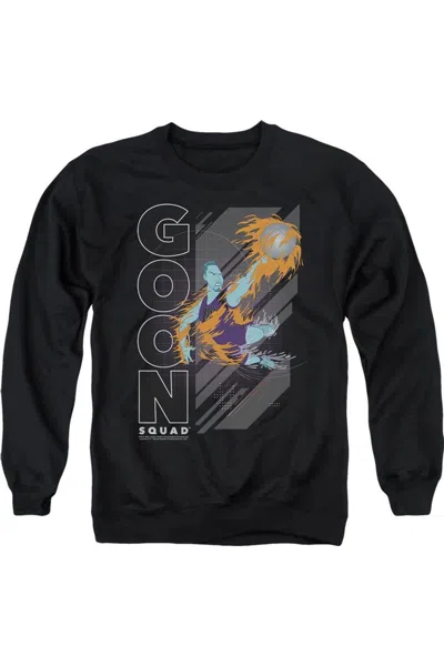 Gildan Space Jam 2 Wet Fire Adult Crewneck Sweatshirt In Black