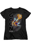 Gildan Space Jam 2 Wet Fire Short Sleeve Women´s Tee / T-shirt In Black
