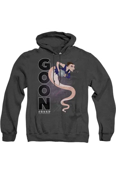 Gildan Space Jam 2 White Mamba Adult Heather Hoodie / Hooded Sweatshirt In Black