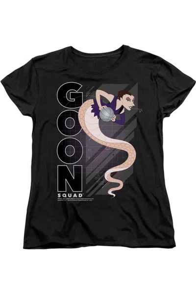 Gildan Space Jam 2 White Mamba Short Sleeve Women´s Tee / T-shirt In Black