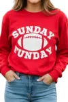 Gildan Sunday Funday Football Sweatshirt In Red In Red