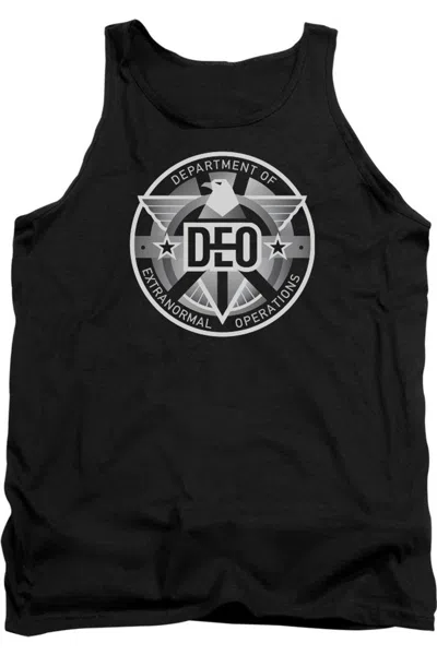 Gildan Supergirl Deo Adult Tank Top In Black