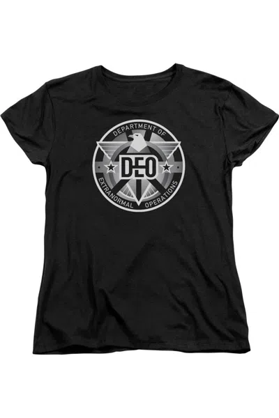 Gildan Supergirl Deo Short Sleeve Womens Tee / T-shirt In Black