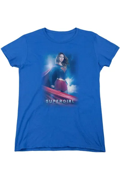Gildan Supergirl Kara Zor El Short Sleeve Women´s Tee / T-shirt In Blue